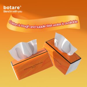 Botare 40-pack Joyful Orange Facial Tissues (14, 400 Sheets), Toilet Paper, 4-ply Tissues Made From Virgin Wood Pulp. Suitable for Hands, Face, And General Use In The Home, Kitchen, Car, Bathroom, Tissue Boxes, And Napkins. Free Delivery Included