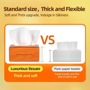 Botare 40-pack Joyful Orange Facial Tissues (14, 400 Sheets), Toilet Paper, 4-ply Tissues Made From Virgin Wood Pulp. Suitable for Hands, Face, And General Use In The Home, Kitchen, Car, Bathroom, Tissue Boxes, And Napkins. Free Delivery Included