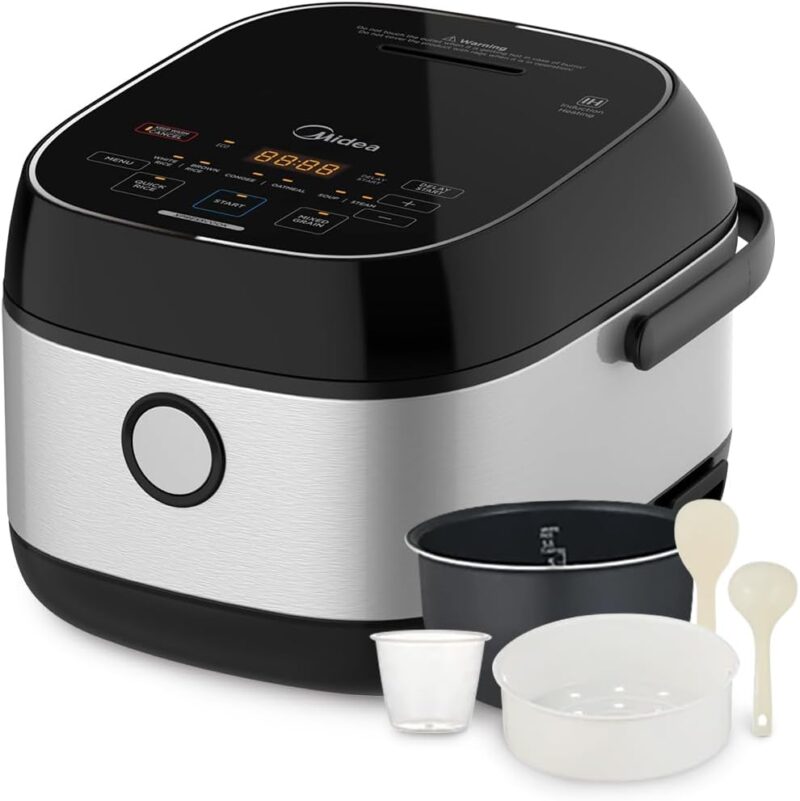 Midea 3L IH Smart Cooker - 24H Delay Start & Keep Warm