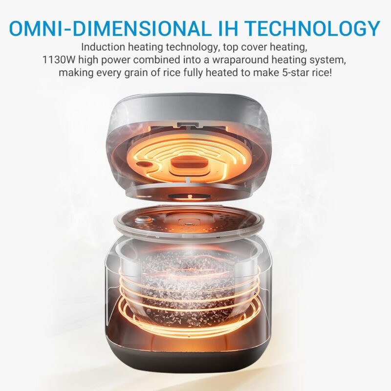 Midea 3L IH Smart Cooker - 24H Delay Start & Keep Warm