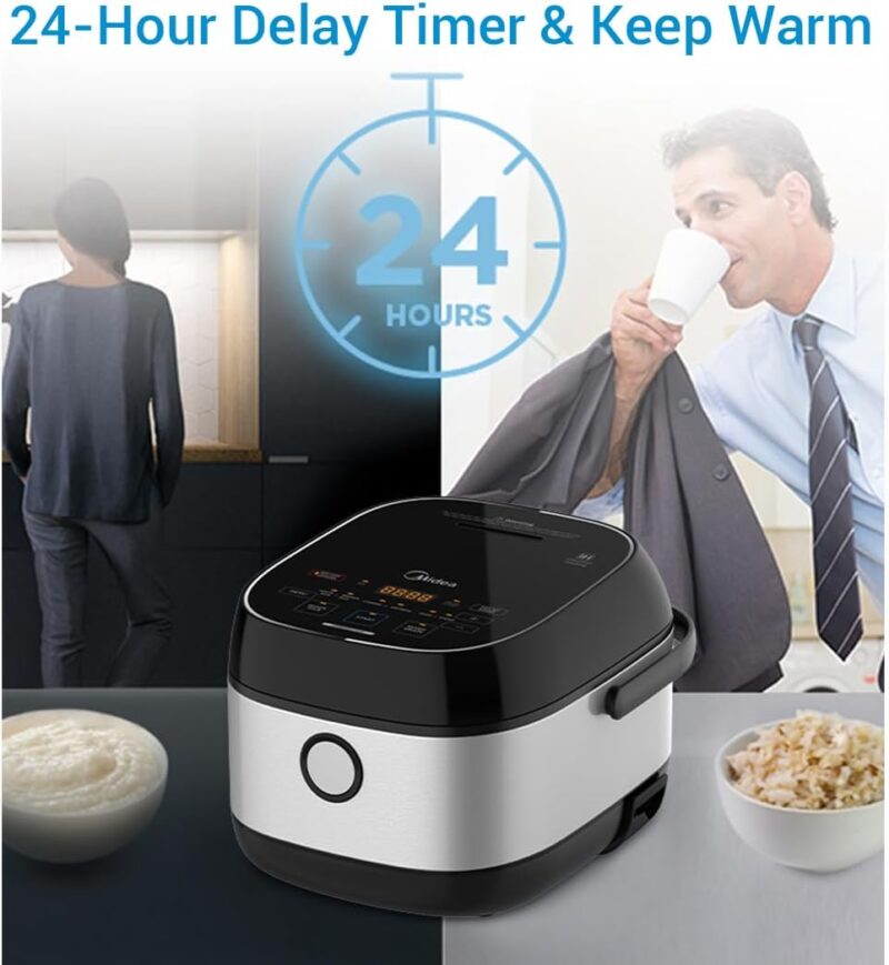Midea 3L IH Smart Cooker - 24H Delay Start & Keep Warm