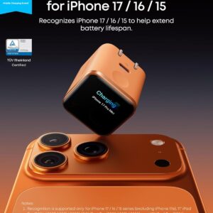 71SbonguXYL._AC_SL1500_.jpg Anker Smart Display Charger. Anker Nano 45W GaN Fast Charging USB C Charger. 180° Foldable Plug. Smart Recognition. Built-in Care Mode. for iPhone17/16/15(Non-Battery.One USB-C Port.No Cable Included)