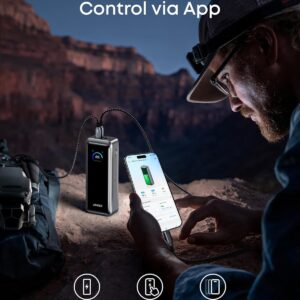 Anker Prime Power Bank. 26.250mAh 3-Port Portable Charger with 300W Max Output. Two-Way Charging. TSA-Approved. App Control. for MacBook. iPhone 17/16 Series. and More (Base Not Included)