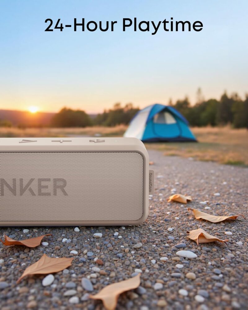 Anker Soundcore 2 💎 24H Battery 🔋 IPX7 Waterproof Bluetooth Speaker