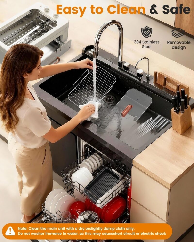 4-in-1 Electric Indoor Grill Smokeless for Home.Countertop Electric Grill with Removable Sizzling Grill Pan & Grate + Auto Rotating Kabob Skewers + Electric Hot Dog Roller Dual Zone Cook with Lid