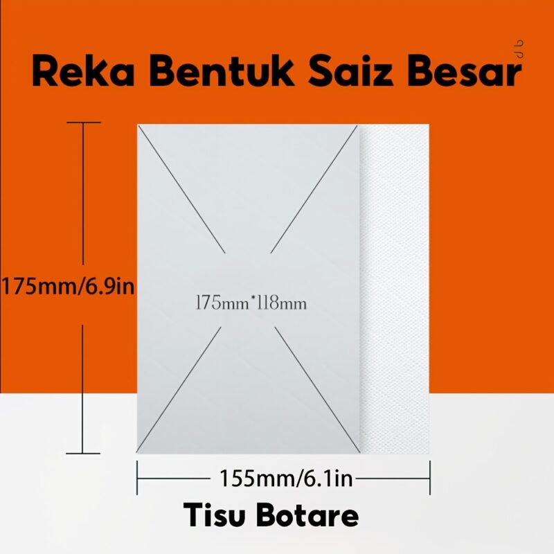 Botare 40-pack Joyful Orange Facial Tissues (14, 400 Sheets), Toilet Paper, 4-ply Tissues Made From Virgin Wood Pulp. Suitable for Hands, Face, And General Use In The Home, Kitchen, Car, Bathroom, Tissue Boxes, And Napkins. Free Delivery Included