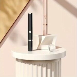 Stylish 2-In-1 Heated Eyelash Curler And Electric Eyebrow Trimmer - Quick Curl, Accurate Trim, Soft Heat, Dual-Function Beauty for Easy Grooming