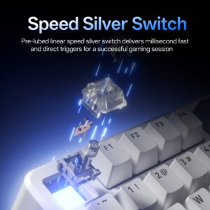 2.V700DIY-75.jpg Rapoo V700DIY-75 Wireless Mechanical Gaming Keyboard Creamy Sound