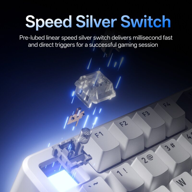 2.V700DIY-75.jpg Rapoo V700DIY-75 Wireless Mechanical Gaming Keyboard Creamy Sound