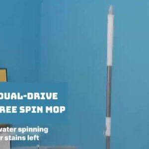 High-Quality Quick Spin Mop Set Including a Bucket And Two Mop Pads, Featuring a Microfiber 360-Degree Rotating Design for Effortless Cleaning. This Hands-Free Spinner Is Ideal for All Types of Flooring And Comes with a Bucket Equipped with Four Whe