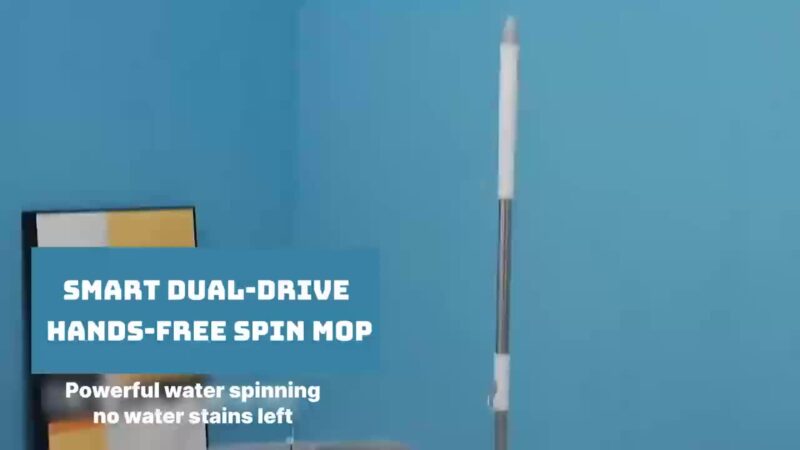 High-Quality Quick Spin Mop Set Including a Bucket And Two Mop Pads, Featuring a Microfiber 360-Degree Rotating Design for Effortless Cleaning. This Hands-Free Spinner Is Ideal for All Types of Flooring And Comes with a Bucket Equipped with Four Whe