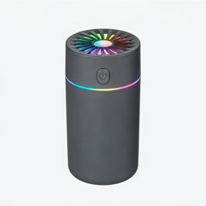 2-in-1 Car Aroma Diffuser & Humidifier: 7-Color LED Sonic Mist for Car, Office & Home