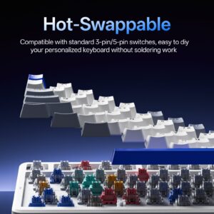 3.V700DIY-75.jpg Rapoo V700DIY-75 Wireless Mechanical Gaming Keyboard Creamy Sound