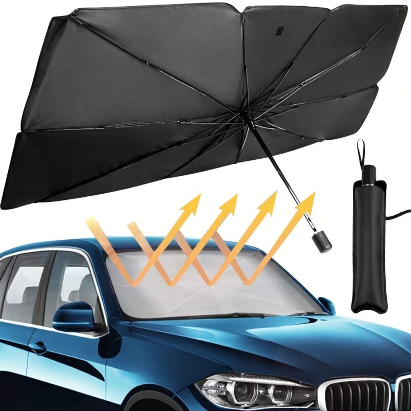 Foldable Car Windshield Sunshade: UV-Reflective & Heat-Insulation Cover for SUVs & Off-Roads
