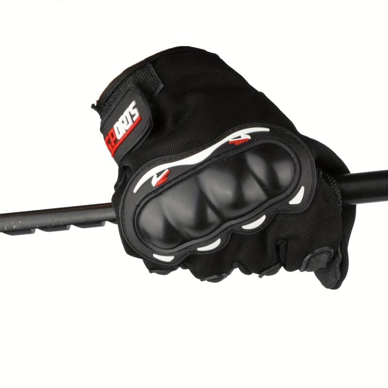 Breathable Mesh Motorcycle Gloves: Touch Screen & Anti-Slip Full-Finger Riding Gear