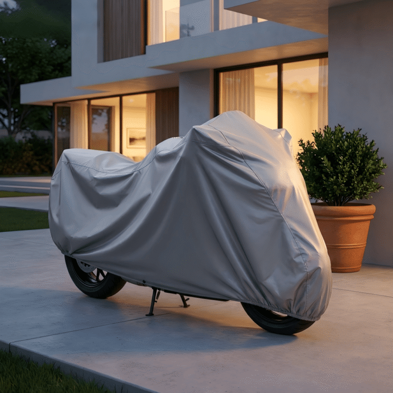 All-Weather Motorcycle Cover: Waterproof, UV-Proof & Dust Protector for Outdoor Use