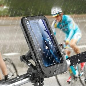 Holder for Cell Phones on Motorcycles, Made of ABS, Featuring a Magnetic Design, Retractable, And for Bicycle And Electric Vehicle Navigation
