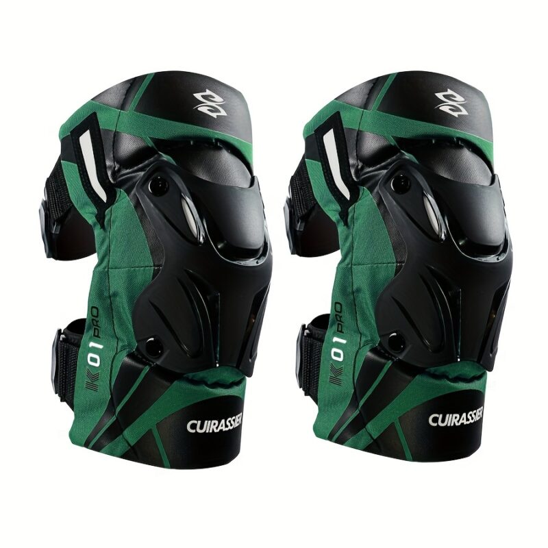 Cuirassier Pro Knee Pads: Reflective Motocross & Motorbike Safety Guards
