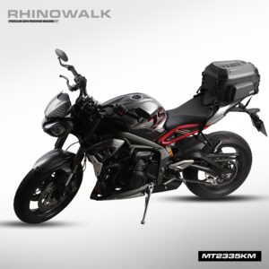 Rhinowalk 23L-35L Expandable Tail Bag: Hard Shell Waterproof Motorcycle Trunk & Backpack