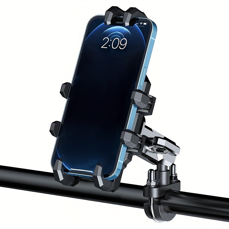 Anti-Vibration Bike & Motorcycle Phone Mount: Universal Fit for 4.5" - 7.0" Smartphones