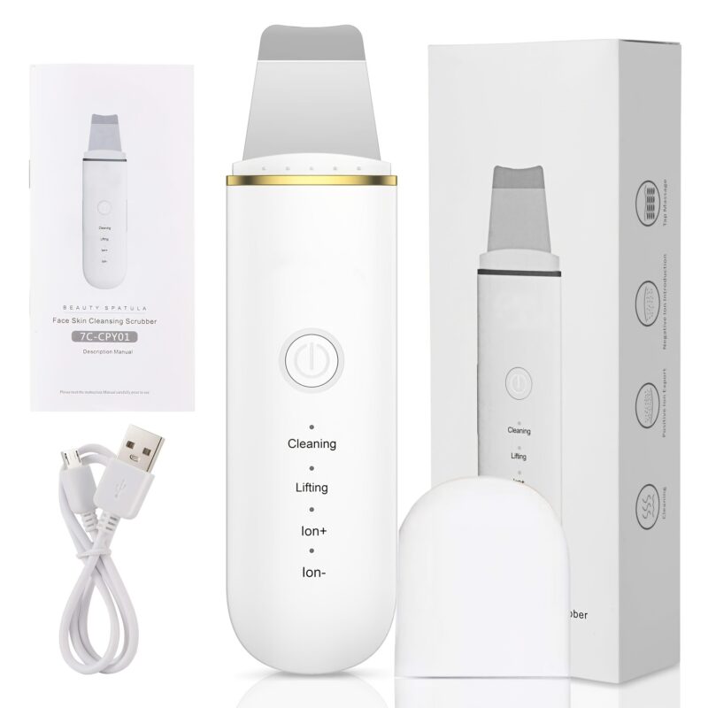 4-Mode Electric Facial Cleanser: Waterproof Rechargeable Deep Pore Sonic Scrubber