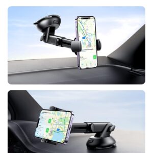 611Ye7rumL._AC_SL1500_.jpg UGREEN Car Phone Holder Mount. Dashboard Windshield Smartphone Cradle. Strong Suction. Compatible with iPhone 16 Pro Max. Galaxy S24 Ultra