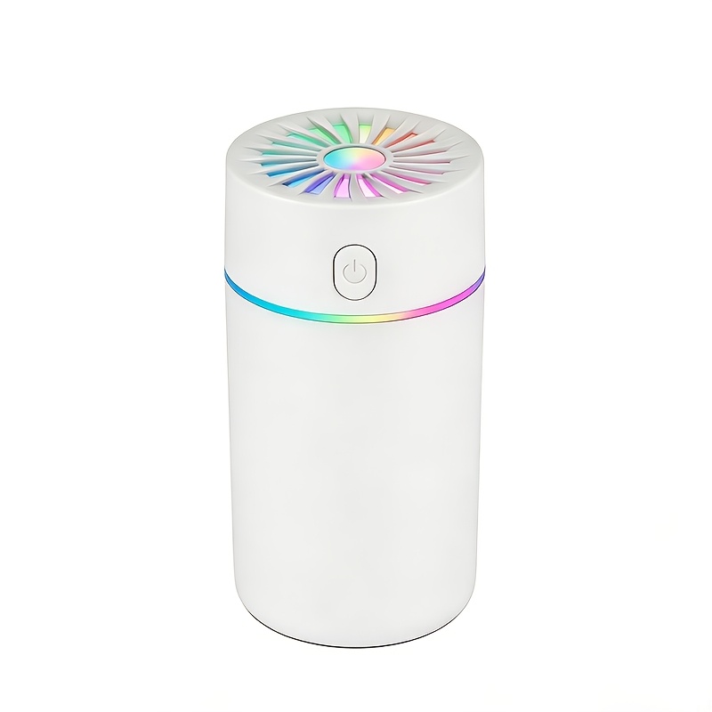 2-in-1 Car Aroma Diffuser & Humidifier: 7-Color LED Sonic Mist for Car, Office & Home