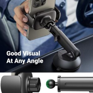 71YfqwzJQ2L._AC_SL1500_.jpg UGREEN Car Phone Holder Mount. Dashboard Windshield Smartphone Cradle. Strong Suction. Compatible with iPhone 16 Pro Max. Galaxy S24 Ultra