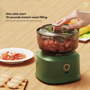 Multi Functional Meat Grinder 350ml  Food Chopper, Baby Food Processor, Meat Vegetable Chili Garlic Wireless Electric Mixer, Rechargeable And Easy to Clean