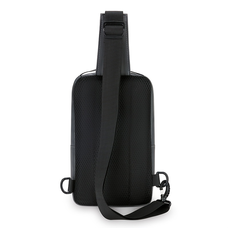 ShiLan Men's Outdoor Chest Bag - Stylish Nylon Crossbody, Casual Multi-Functional Sports Sling with Adjustable Strap (100-1.0cm), Zip Closure, and Multiple Compartments for Daily Commute & Adventures, Crossbody Bag