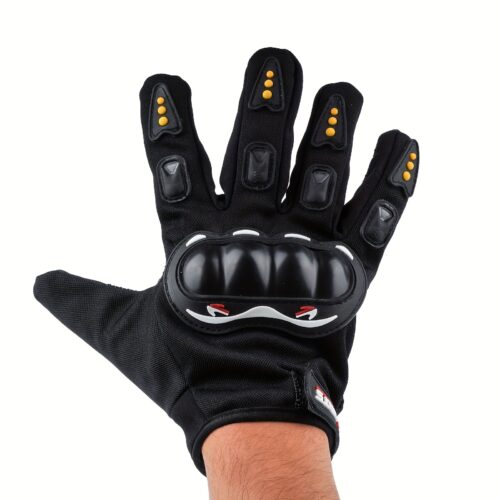Breathable Mesh Motorcycle Gloves: Touch Screen & Anti-Slip Full-Finger Riding Gear