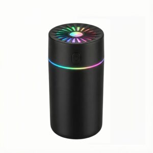 2-in-1 Car Aroma Diffuser & Humidifier: 7-Color LED Sonic Mist for Car, Office & Home