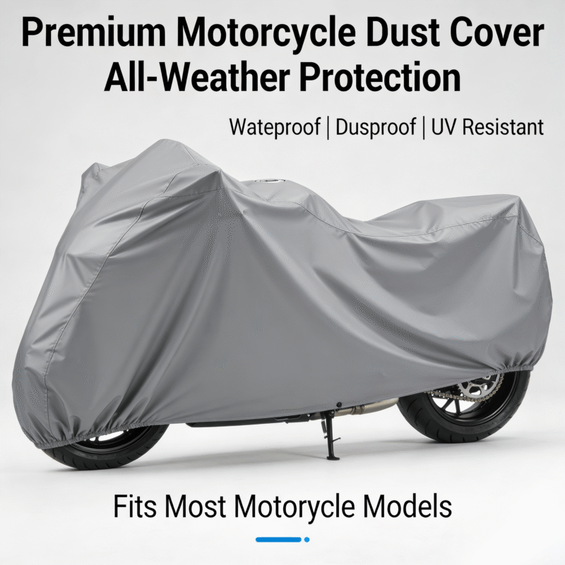 All-Weather Motorcycle Cover: Waterproof, UV-Proof & Dust Protector for Outdoor Use