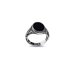 Yemeni Aqiq Silver Ring