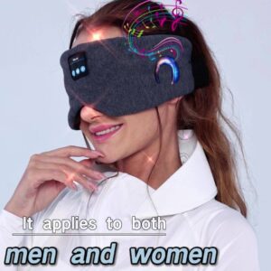 3D Wireless Sleep Mask: Bluetooth 5.2 Ultra-Thin Headphones & 100% Blackout for Deep Sleep