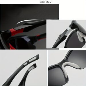 3pcs COMAXSUN Polarized Fashion Glasses for Men & Women - Lightweight PC Frame & TAC Glasses Suitable for,,,,, Driving, Suitable for Gifts with Cleaning Cloth, Non-Prescription Eyewear