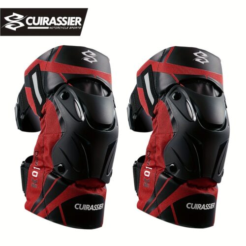 a507674865af8bbd68594e7f6c592310.jpg Cuirassier Pro Knee Pads: Reflective Motocross & Motorbike Safety Guards
