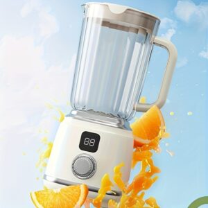 1pc Portable Household Juicer, 600Ml Capacity, Rotary Control, Fastu002FSlow Dual Speed Adjustment, Long Battery Life, Easy to Clean, Kitchen Appliance, Home Juicer, Compact Design, Efficient Juicer, Highquality Juicer, Dual Speed Juicer, Fitness Lovers