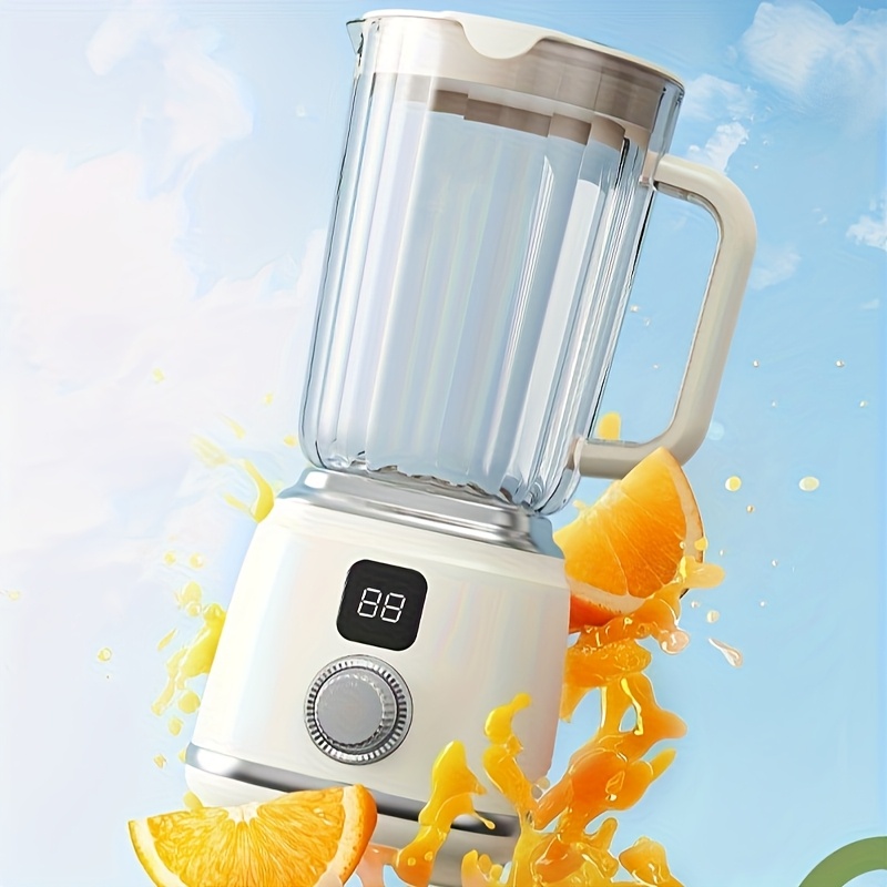1pc Portable Household Juicer, 600Ml Capacity, Rotary Control, Fastu002FSlow Dual Speed Adjustment, Long Battery Life, Easy to Clean, Kitchen Appliance, Home Juicer, Compact Design, Efficient Juicer, Highquality Juicer, Dual Speed Juicer, Fitness Lovers