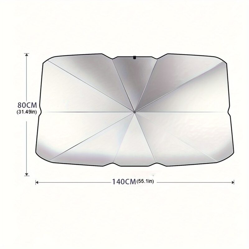 Foldable Car Windshield Sunshade: UV-Reflective & Heat-Insulation Cover for SUVs & Off-Roads