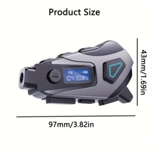 5-in-1 Motorcycle Helmet Headset: 2K DVR Camera, Bluetooth 5.4 & Smart Noise Reduction (32GB Card Included)