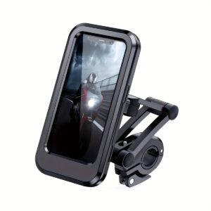Holder for Cell Phones on Motorcycles, Made of ABS, Featuring a Magnetic Design, Retractable, And for Bicycle And Electric Vehicle Navigation