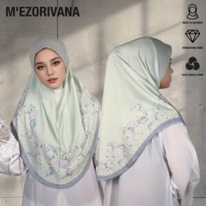 A Fashionable Printed Headscarf, Soft, Breathable, and Comfortable Muslim Women's Hijab, Multiple Colors Available for