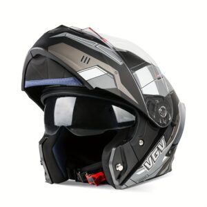 Motorcycle Helmet Flip-up Helmet for Men and Women in All Seasons