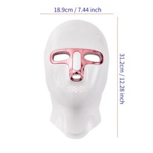 7-Color LED Facial & Neck Therapy Mask: Pro Rechargeable Anti-Aging Skin Care Device