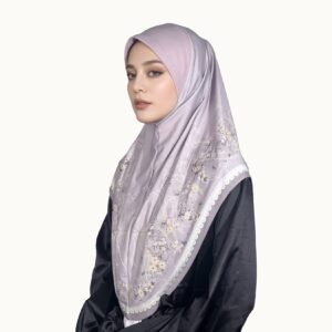 Muslim Headscarf Made of Chiffon Fabric, Offering a Sense of Fashion and Dignity, Suitable for Daily Prayers, with Beautiful Printed Patterns