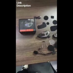 5-in-1 Motorcycle Helmet Headset: 2K DVR Camera, Bluetooth 5.4 & Smart Noise Reduction (32GB Card Included)